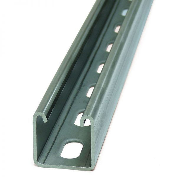 41 x 41 stainless steel slotted channel
