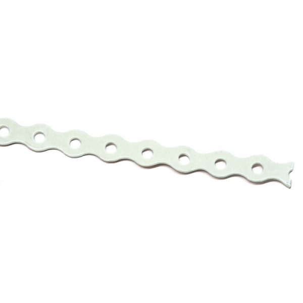 White PVC Perforated band