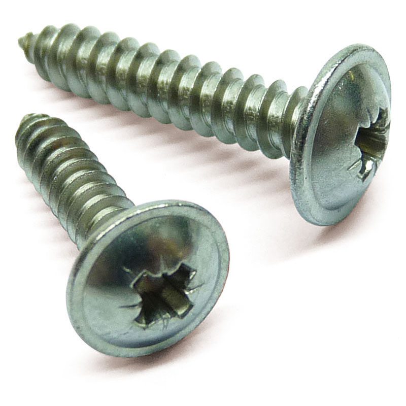 Stainless Steel Self Tapping Screws A2 Pozi Flange Self Tappers Trim 6g 8g 10g