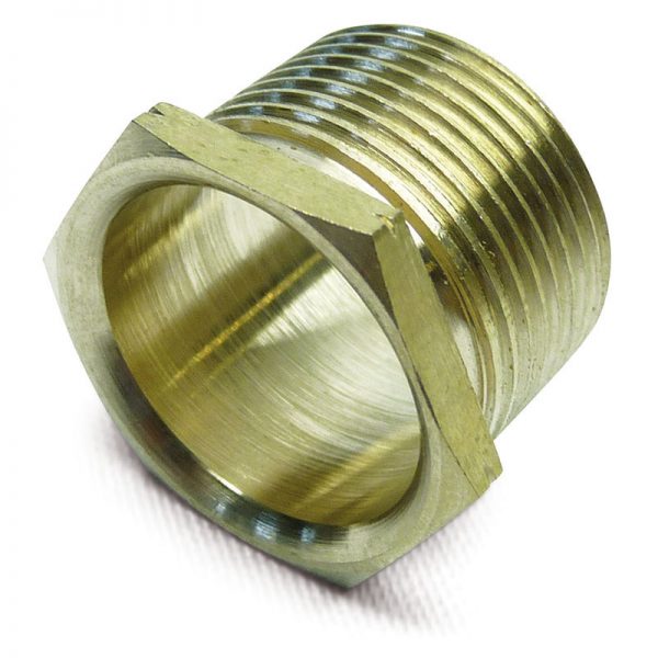Male threaded brass bushes