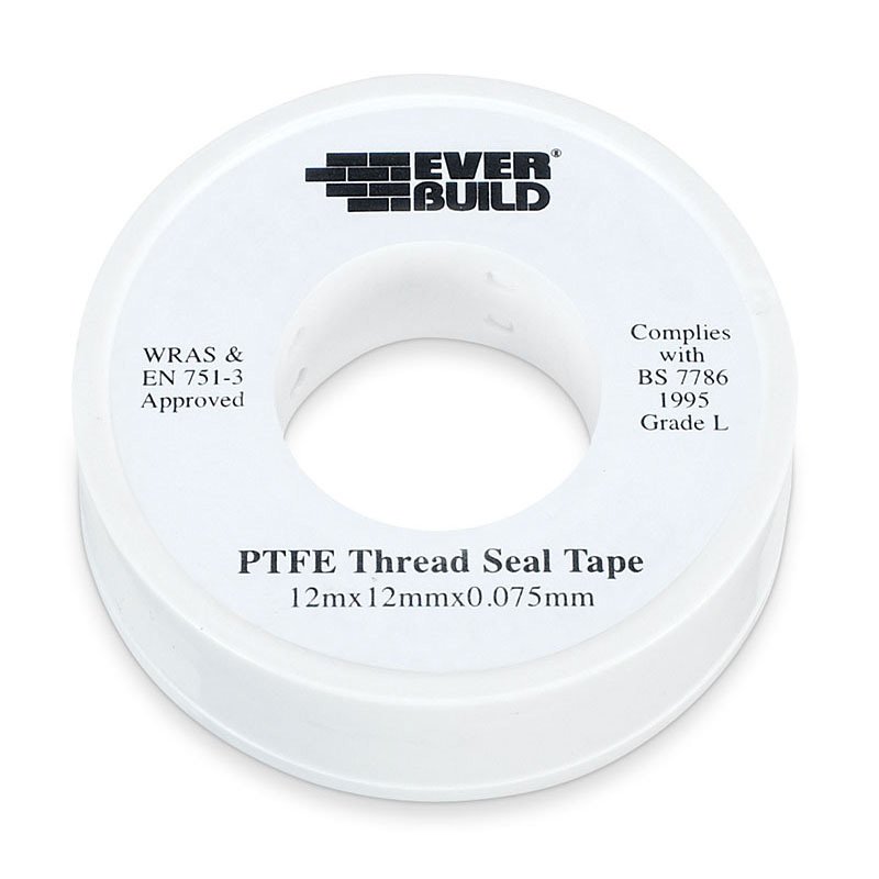 NEW PTFE Thread Seal Tape 12mm x 12m WRAS DIY plumbing pipe tools heavy duty 