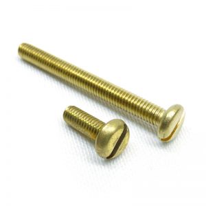 Brass pan machine screws