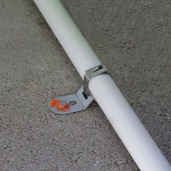 Firesafe Tie Mount in use plastic conduit
